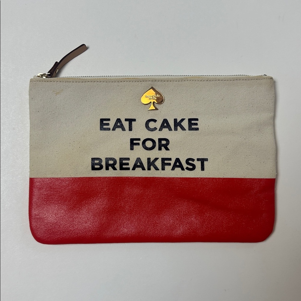 Kate Spade Gia Pouch Eat Cake for Breakfast